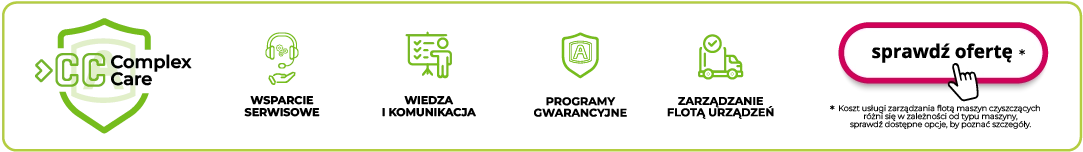 Gwarancja maszyn czyszczących Agapit